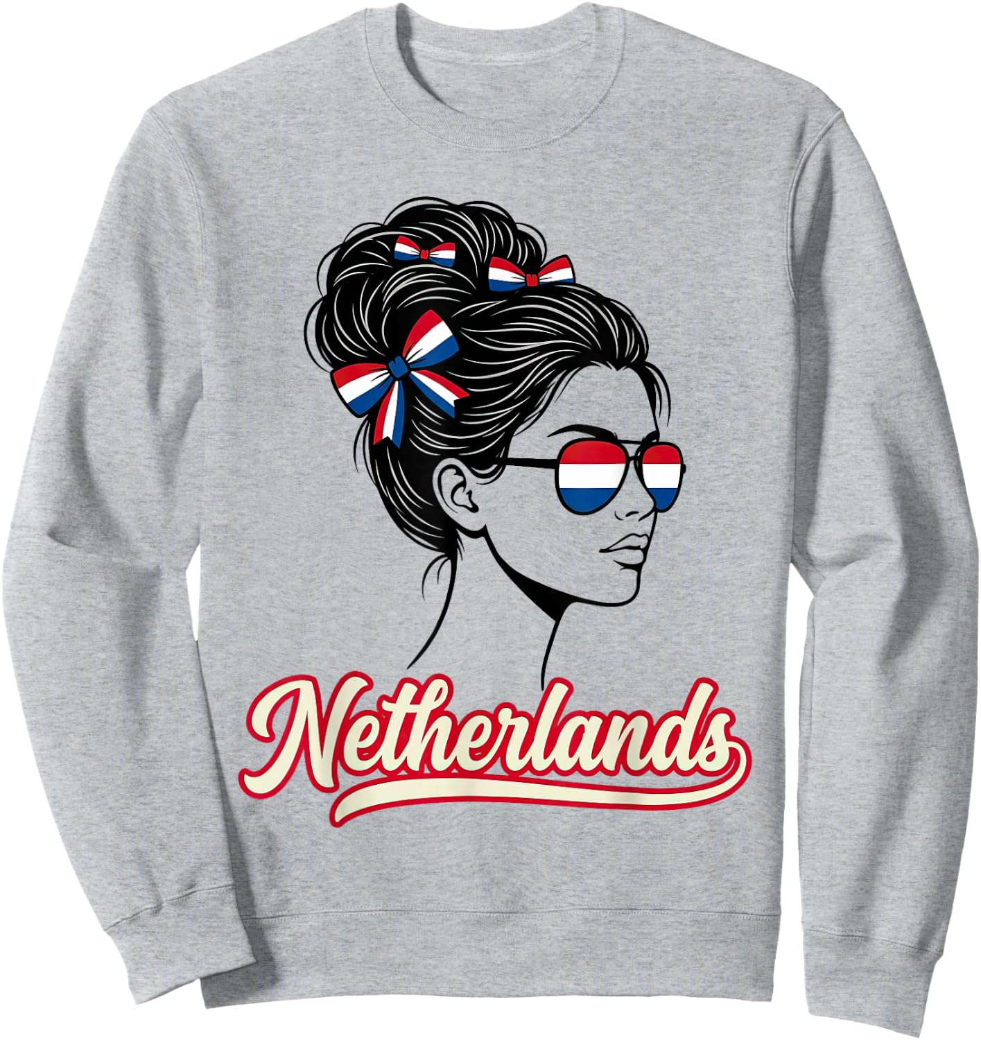 Netherlands for Woman Dutch for Girl Travel Souvenir Sweatshirt - Sweatshirt | Ash