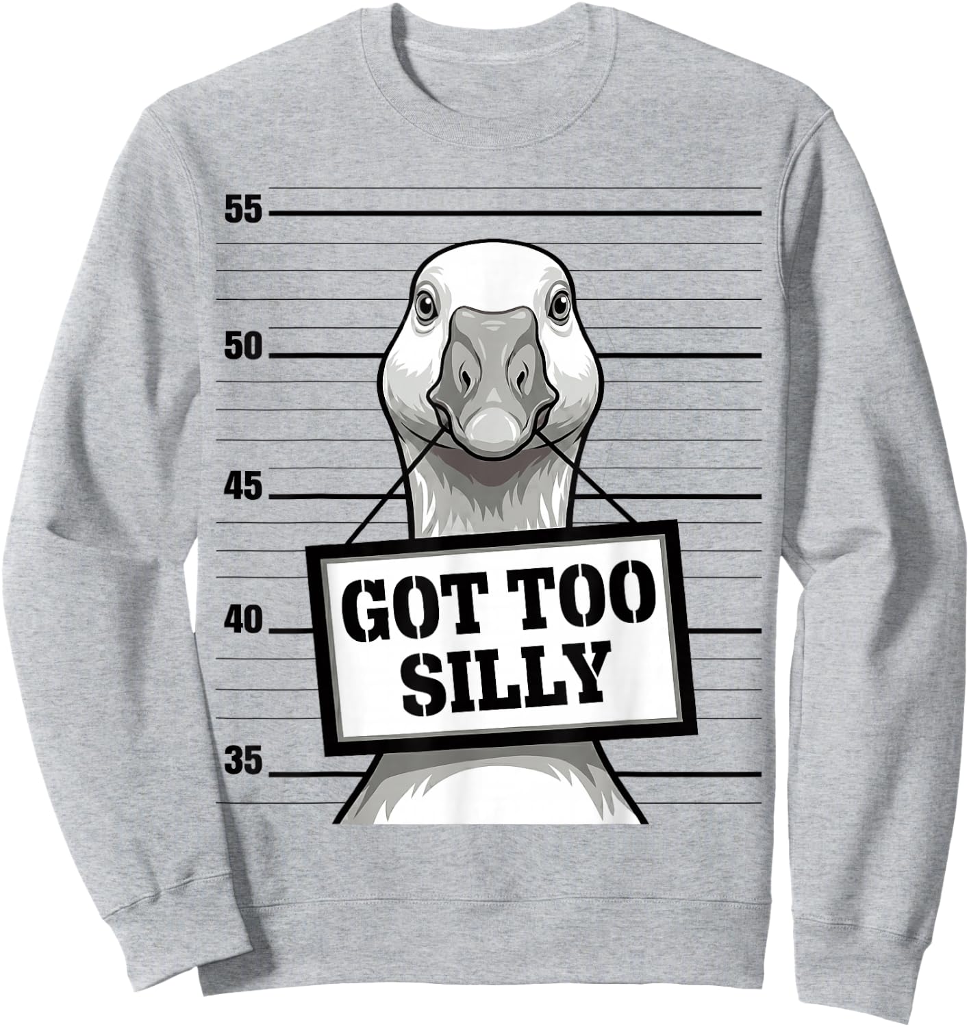 Sarcastic Funny Silly Goose Sweatshirt - Sweatshirt | Ash