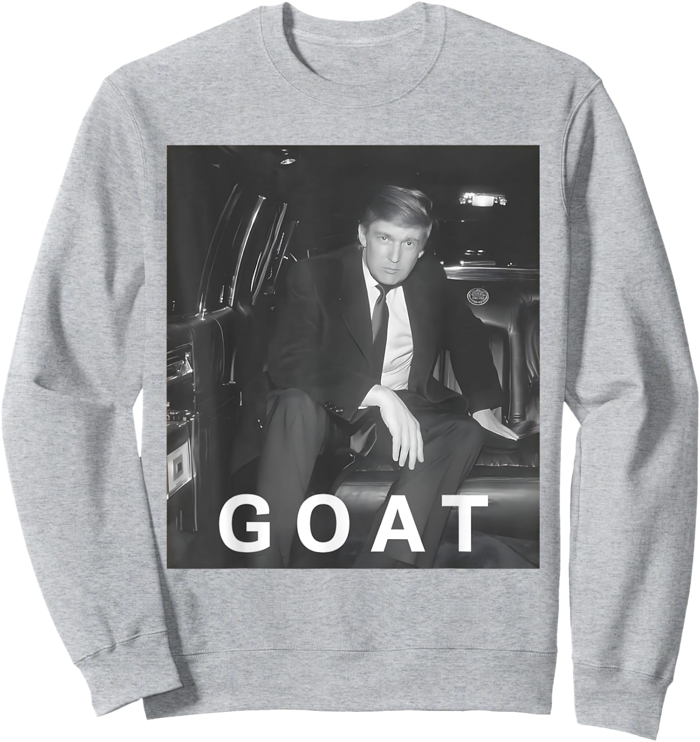 Trump GOAT Donald Trump 2024 Funny Take America Back Sweatshirt - Sweatshirt | Ash