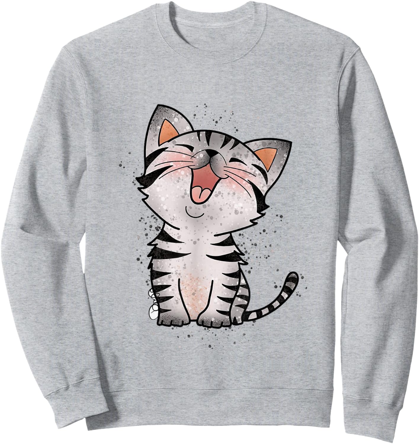 Cute Kitten Cat Lovers , White Sweatshirt - Sweatshirt | Ash