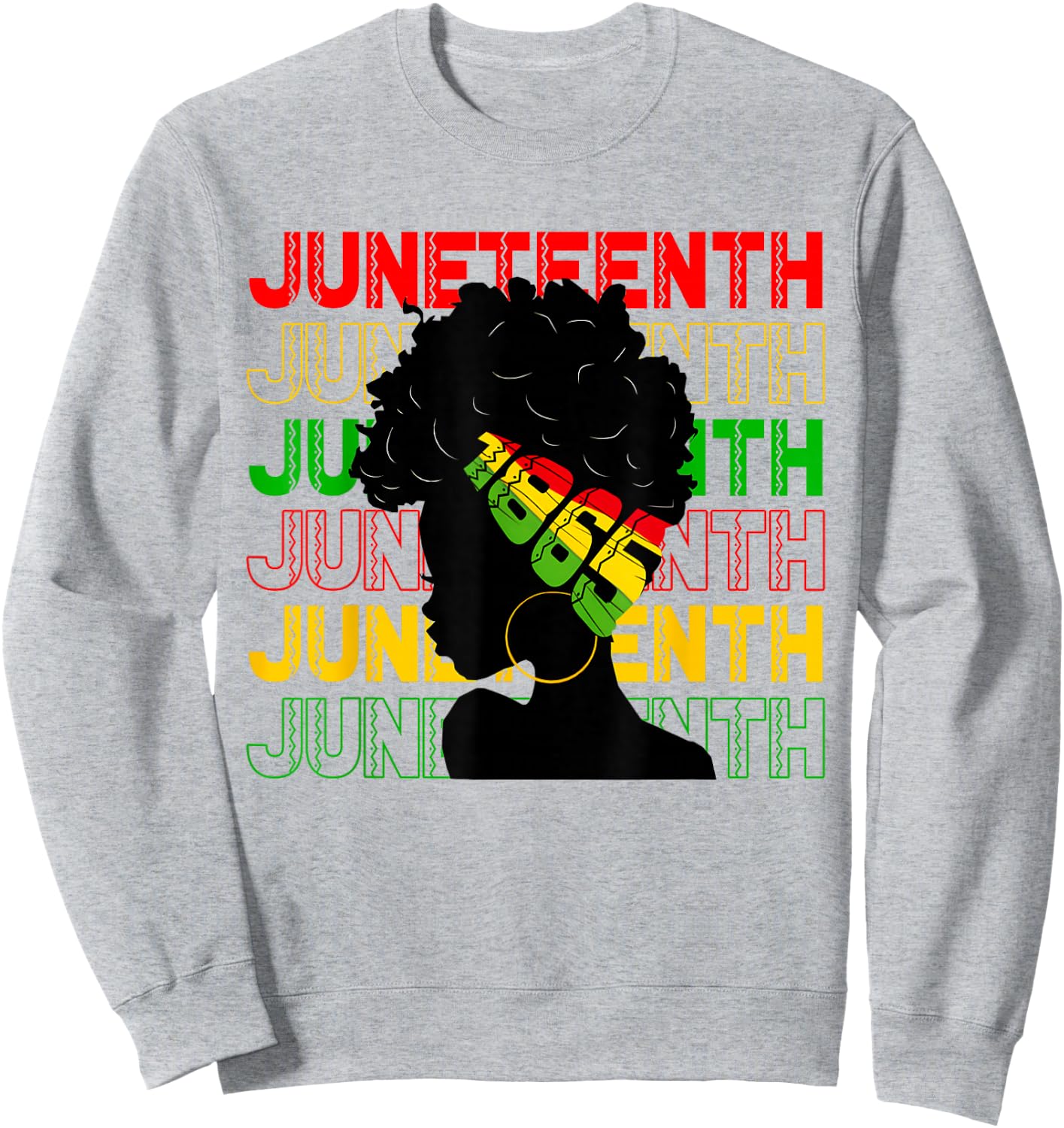Juneteenth Afro Hair Pride African American Men Women Kid Sweatshirt - Sweatshirt | Ash