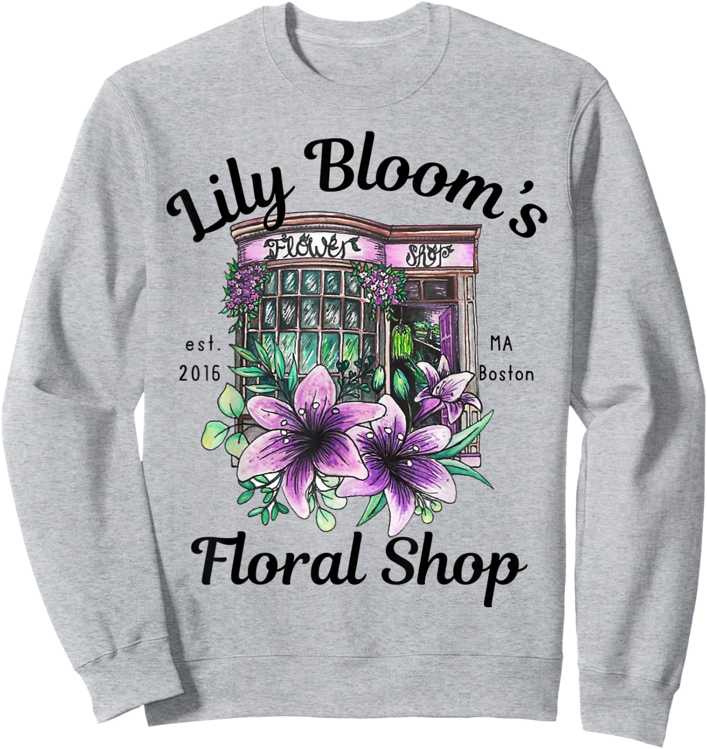 Lily Blooms Floral Shop It-Starts-With Us Bookish Sweatshirt - Sweatshirt | Ash