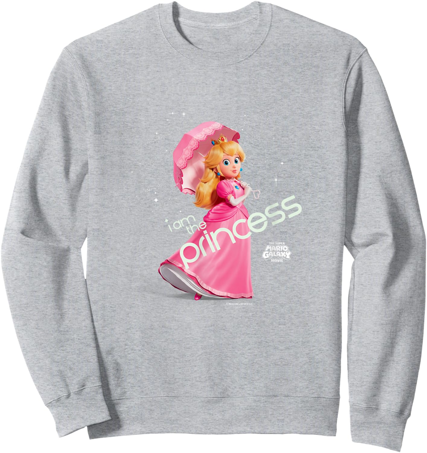 The Super Mario Galaxy Movie Princess Peach Elegance Sweatshirt - Sweatshirt | Ash