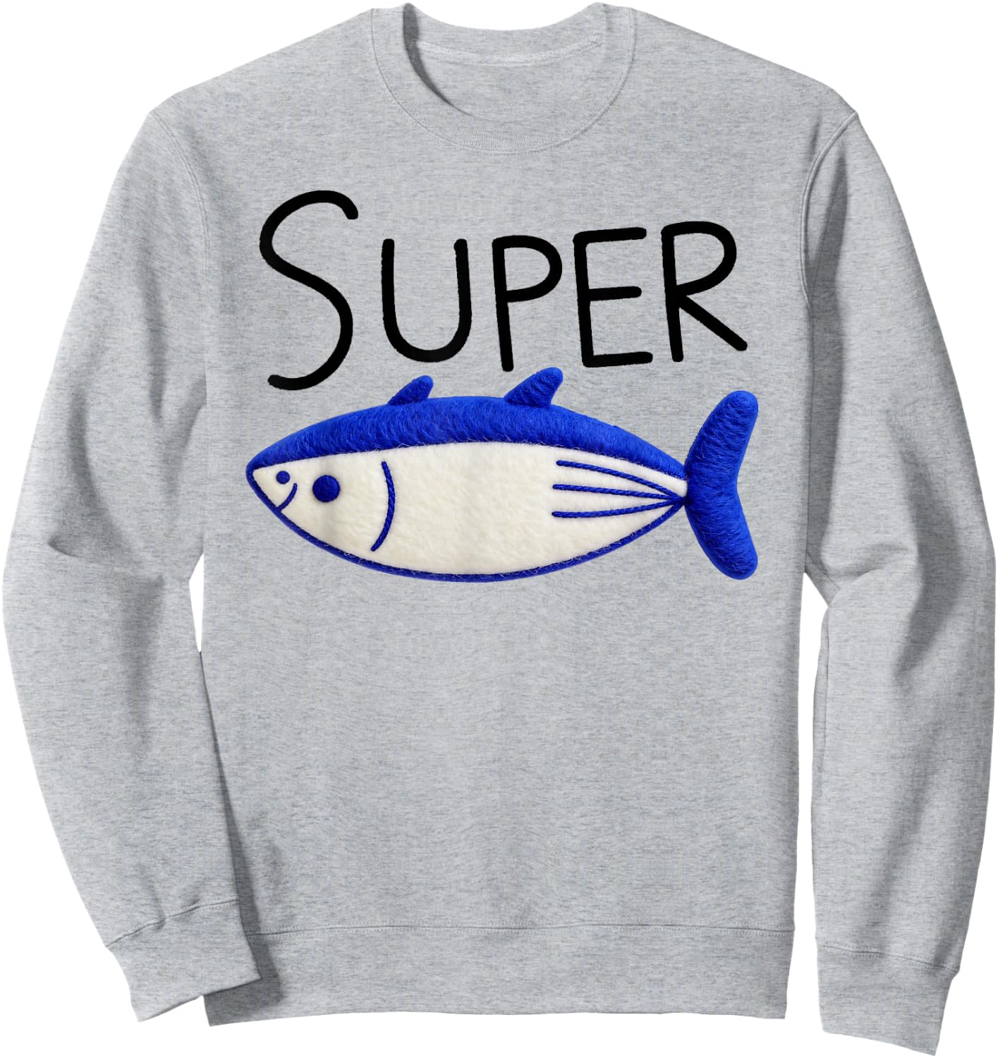 Super Tuna Funny Sweatshirt - Sweatshirt | Ash