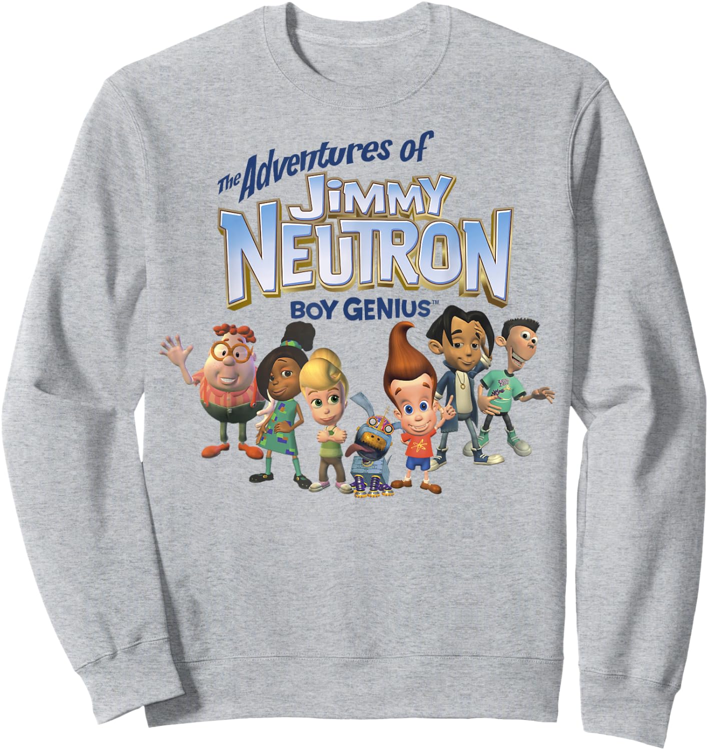 Nickelodeon Jimmy Neutron The Adventures of Boy Genius Sweatshirt - Sweatshirt | Ash