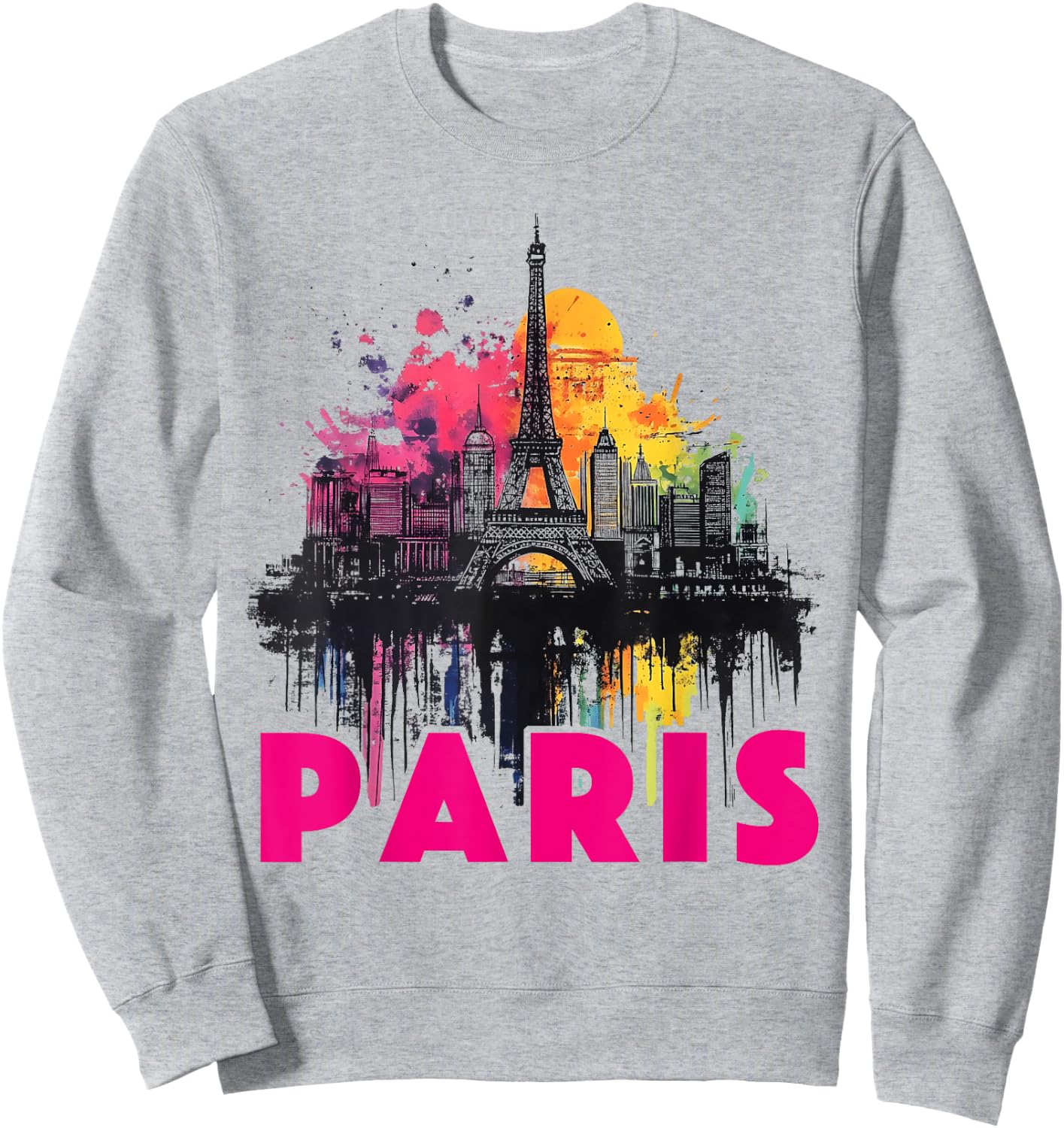Paris Outfit for French Men and Women France , White Sweatshirt - Sweatshirt | Ash