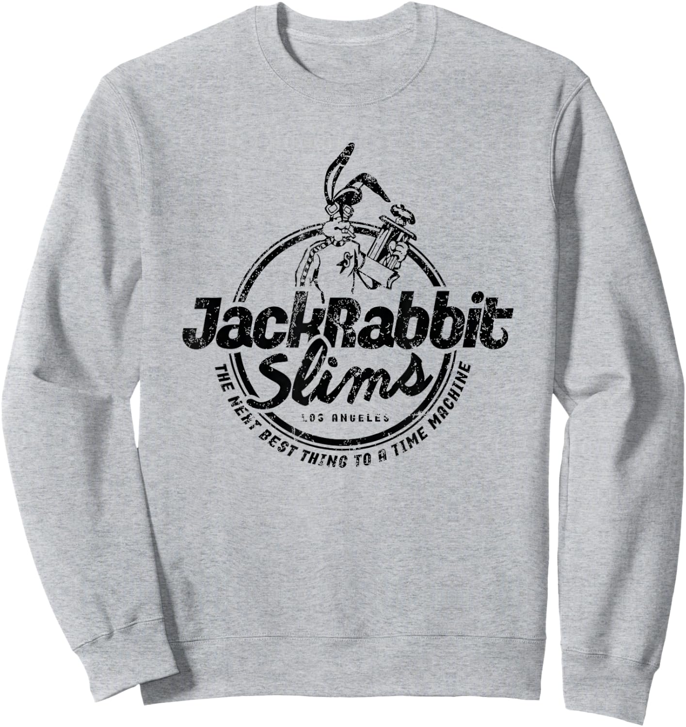 Rabbit Jack Slim's Pulp Milkshake Restaurant Retro Vintage Sweatshirt - Sweatshirt | Ash