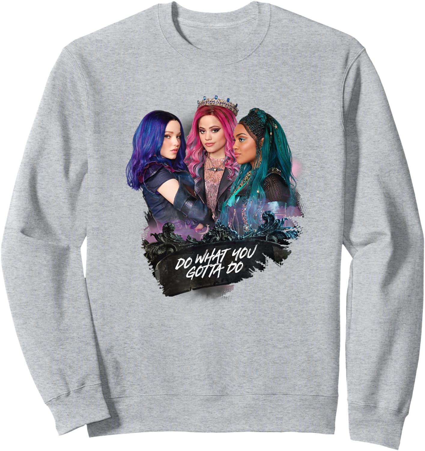Disney Descendants 3 Times Uma Audrey Do What You Gotta Do Sweatshirt - Sweatshirt | Ash