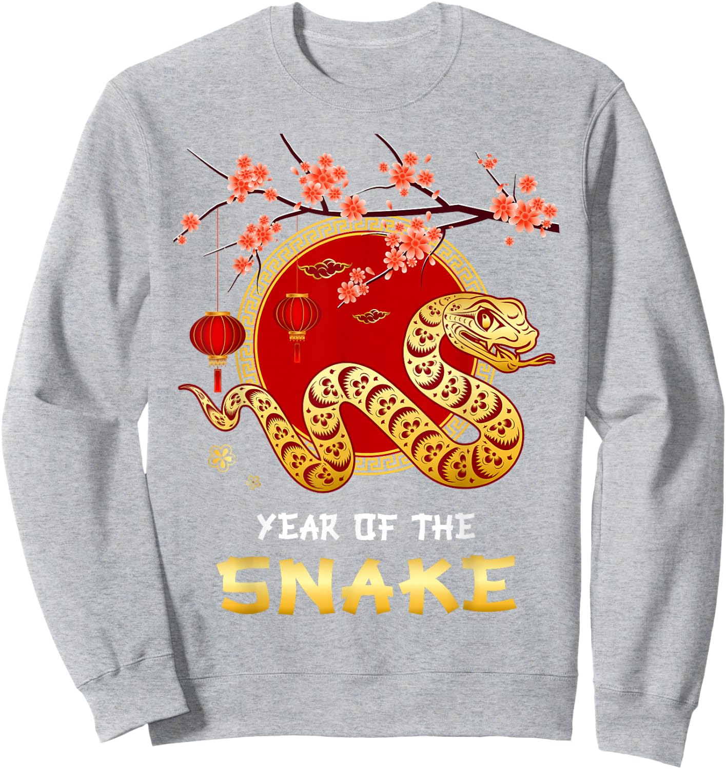 Year of The Snake 2025 Lunar New Year Chinese New Year 2025 Sweatshirt - Sweatshirt | Ash