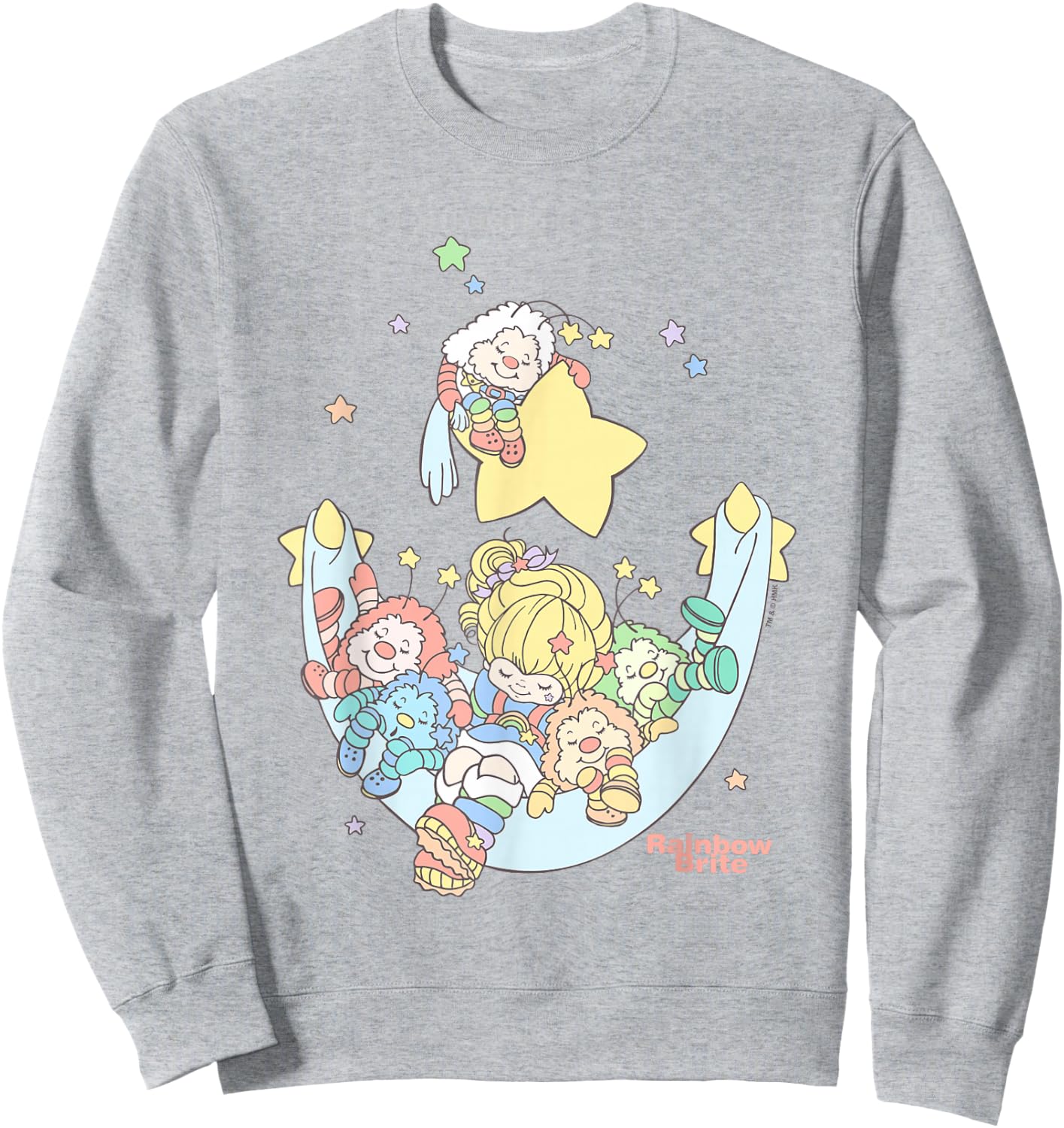 Rainbow Brite Sleeping Sprites Vintage Sweatshirt - Sweatshirt | Ash