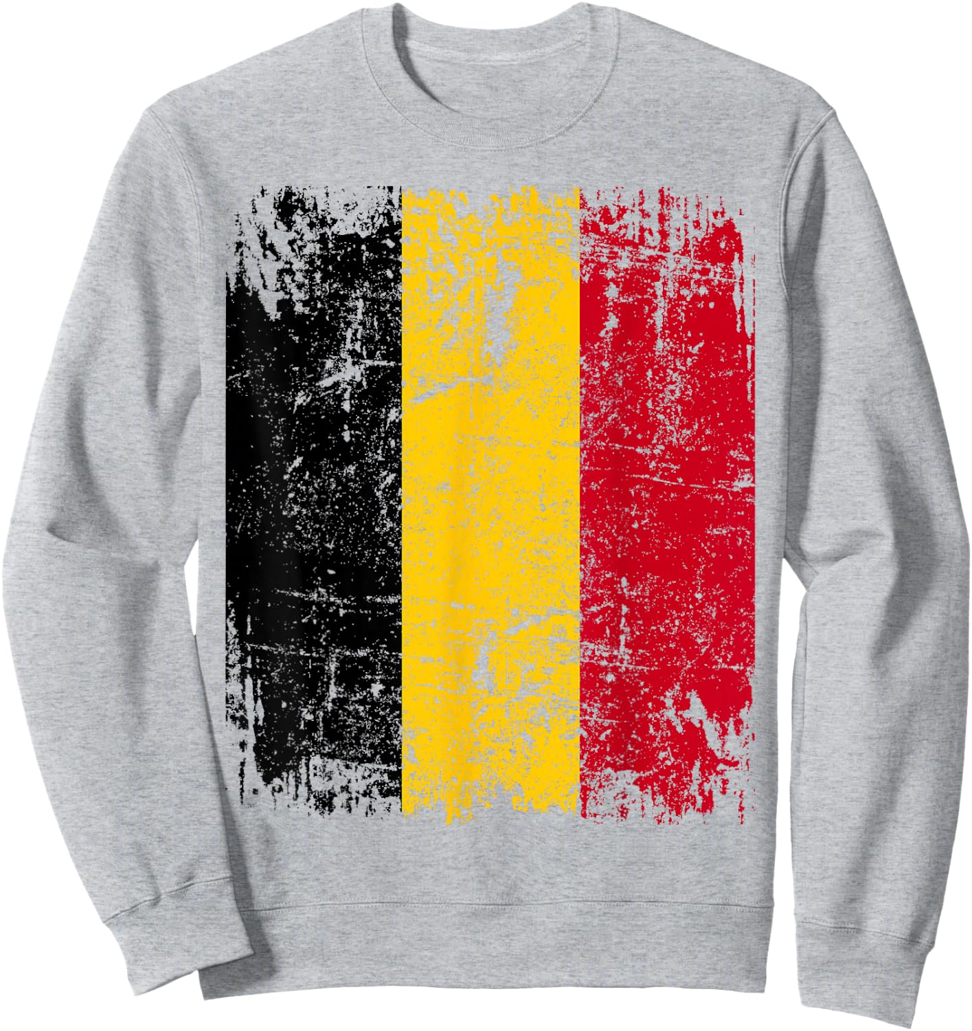 BELGIUM Flag | Men Women Kids BELGIUM , white, S Sweatshirt - Sweatshirt | Ash