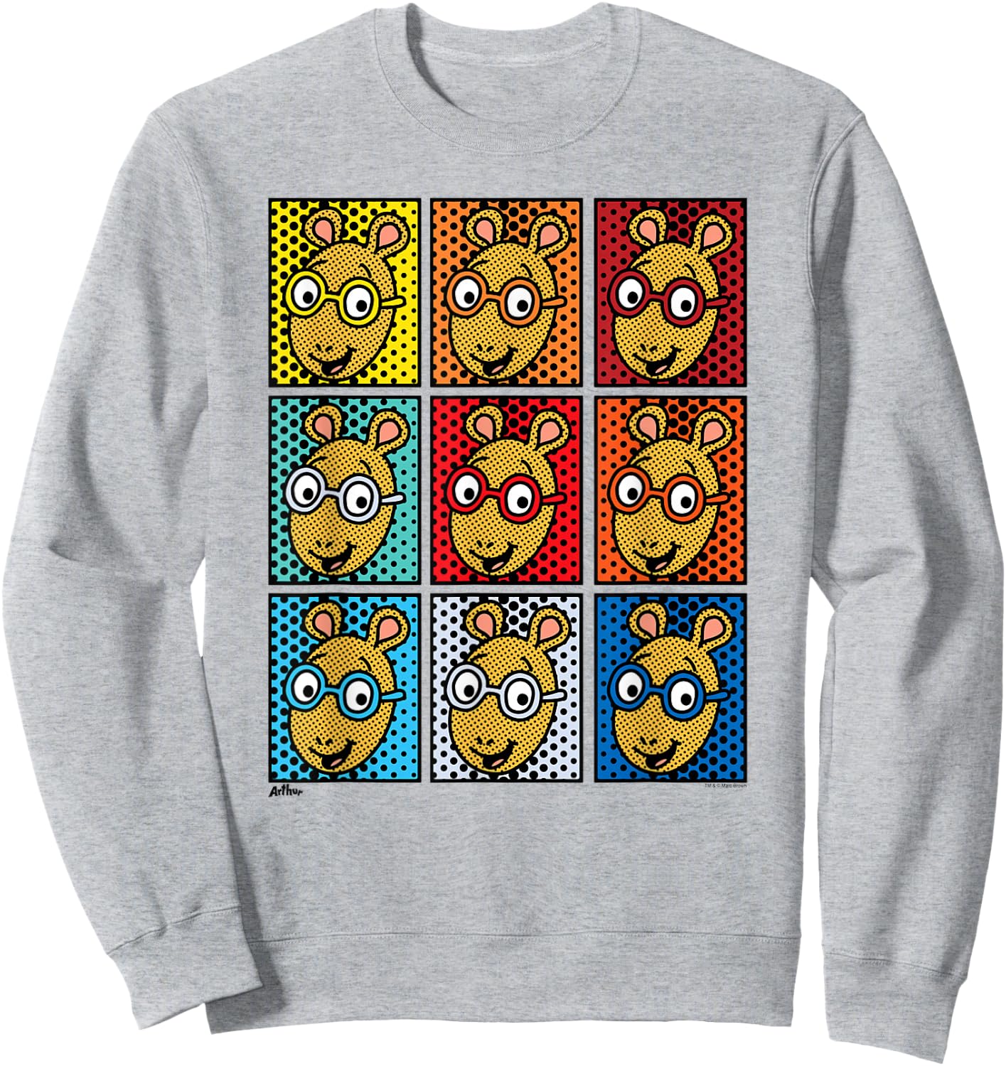 Arthur Pop Art Arthur Sweatshirt - Sweatshirt | Ash