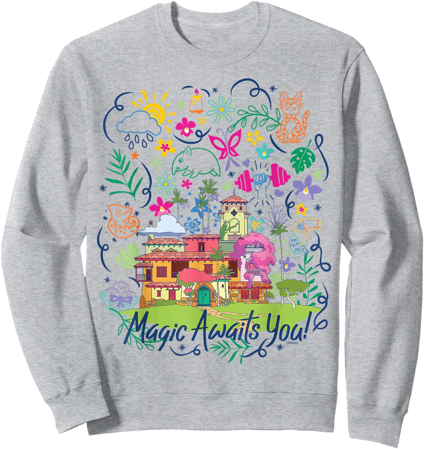 Encanto - Magic Awaits You Casa Madrigal Sweatshirt - Sweatshirt | Ash