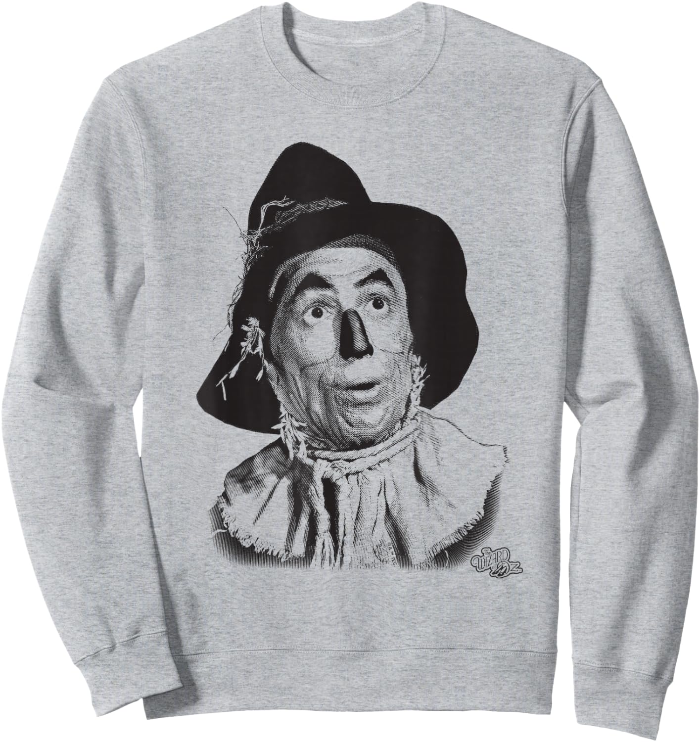 The Wizard of Oz Scarecrow Headshot Sweatshirt - Sweatshirt | Ash