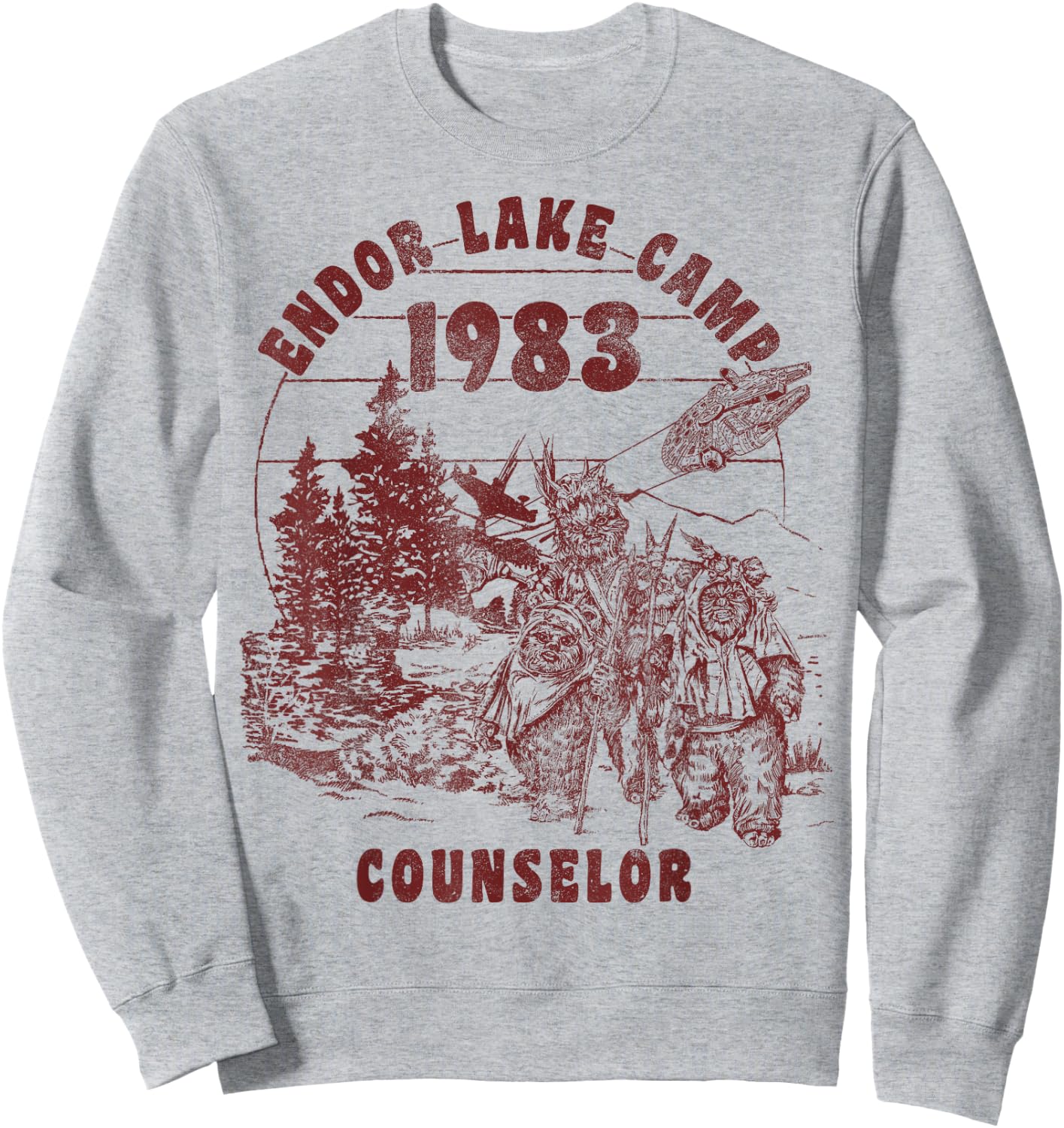 Star Wars Endor Camp Counselor Sweatshirt - Sweatshirt | Ash