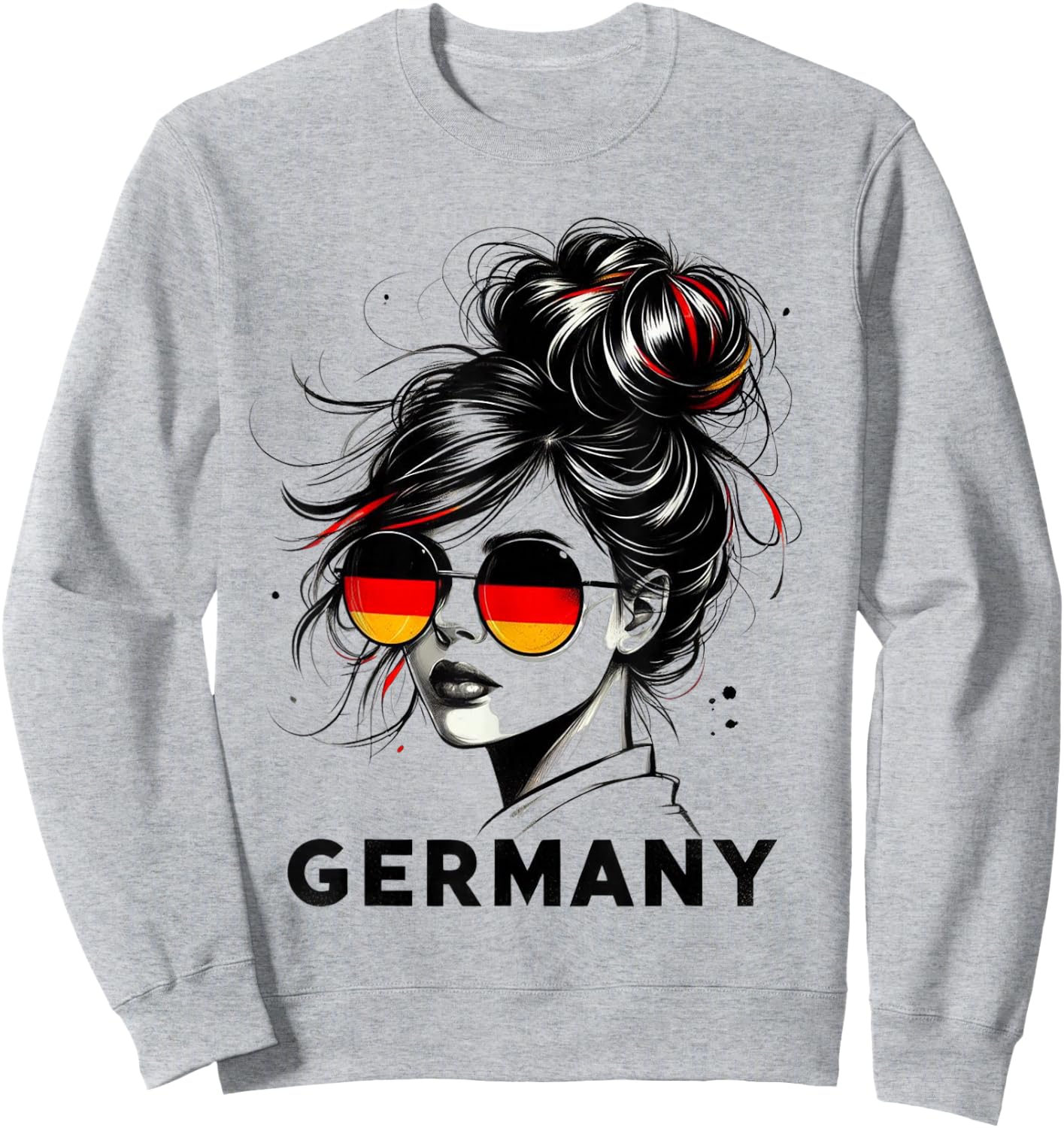 Germany for Girls Germany Flag Germany , gray Sweatshirt - Sweatshirt | Ash