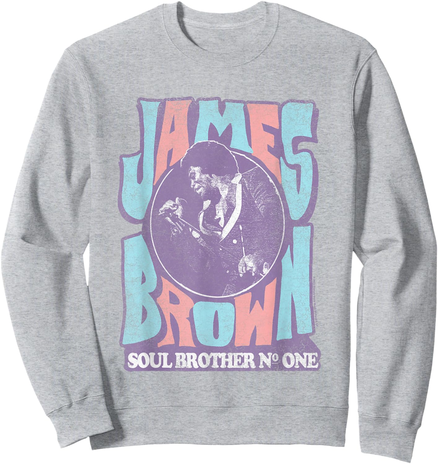 James Brown Soul Brother Number One Sweatshirt - Sweatshirt | Ash