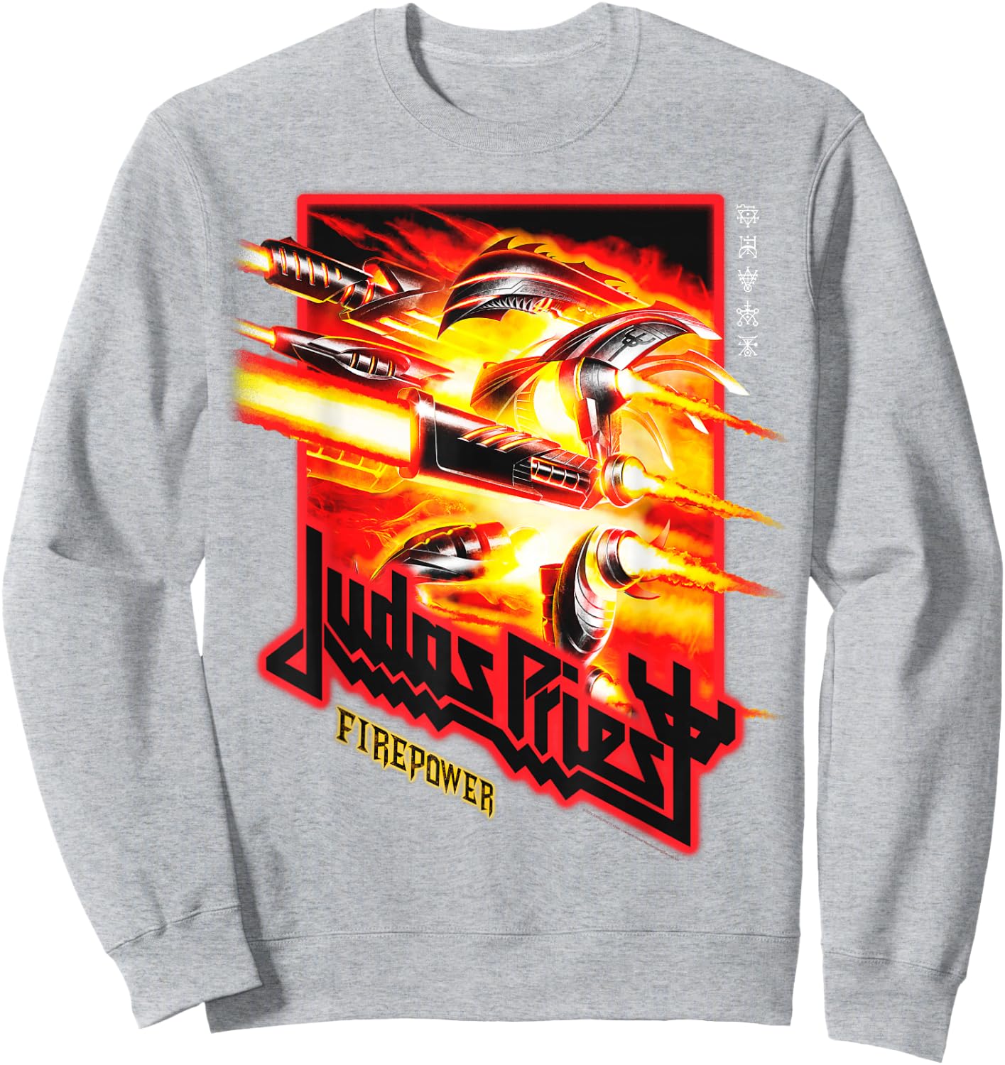 Judas Priest – Firepower Figure Red Sweatshirt - Sweatshirt | Ash