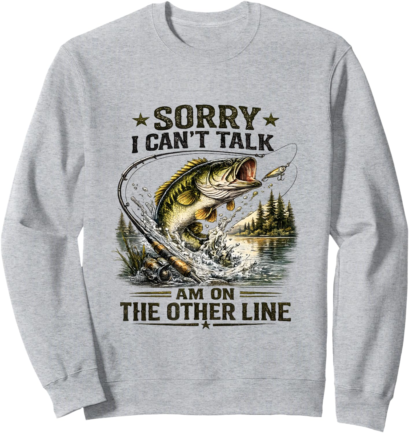 Sorry, I Can't Talk, I'm On The Other Line Sweatshirt - Sweatshirt | Ash