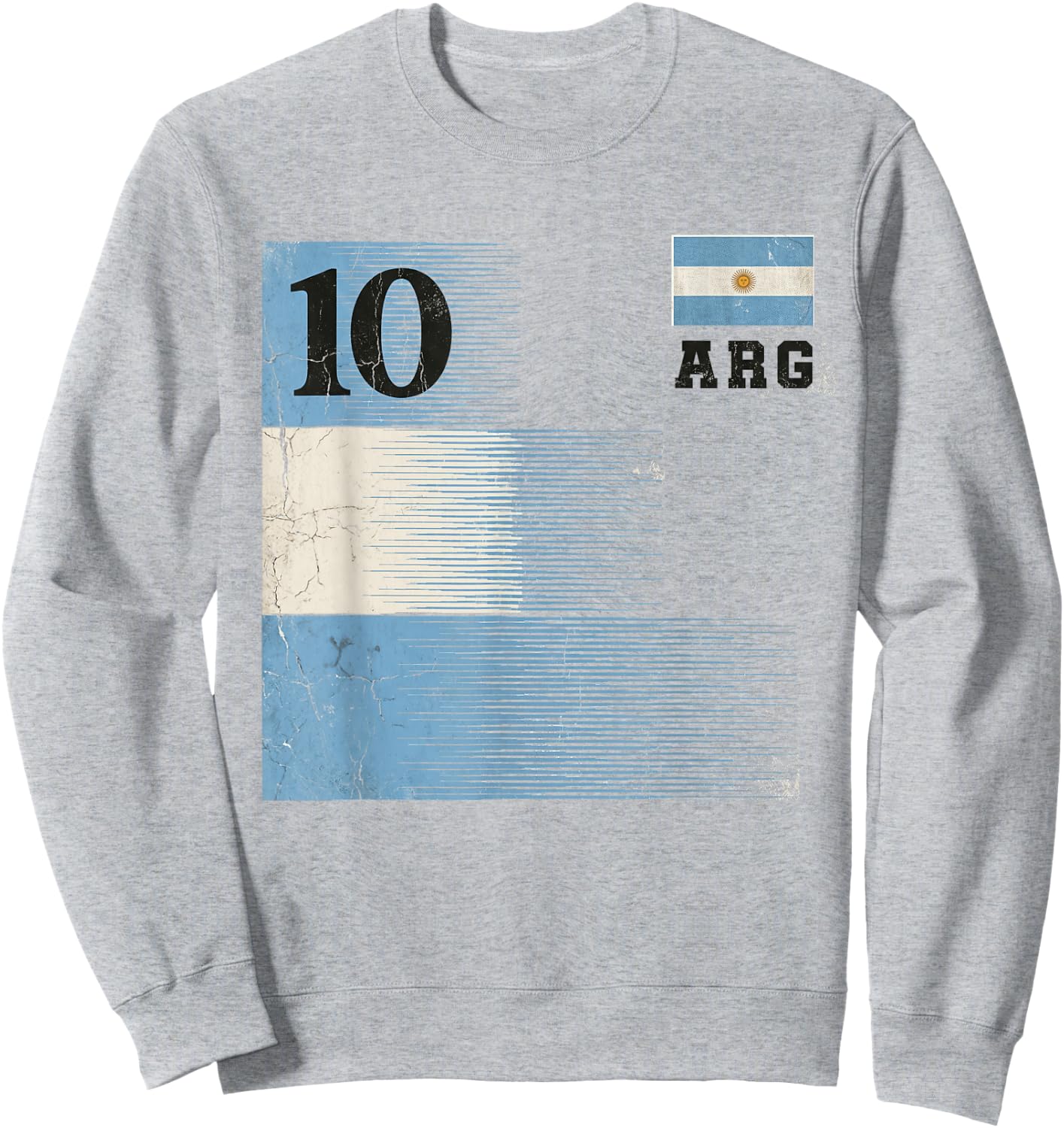 Argentina Flag Argentina Gift Hispanic Heritage Argentinian Sweatshirt - Sweatshirt | Ash