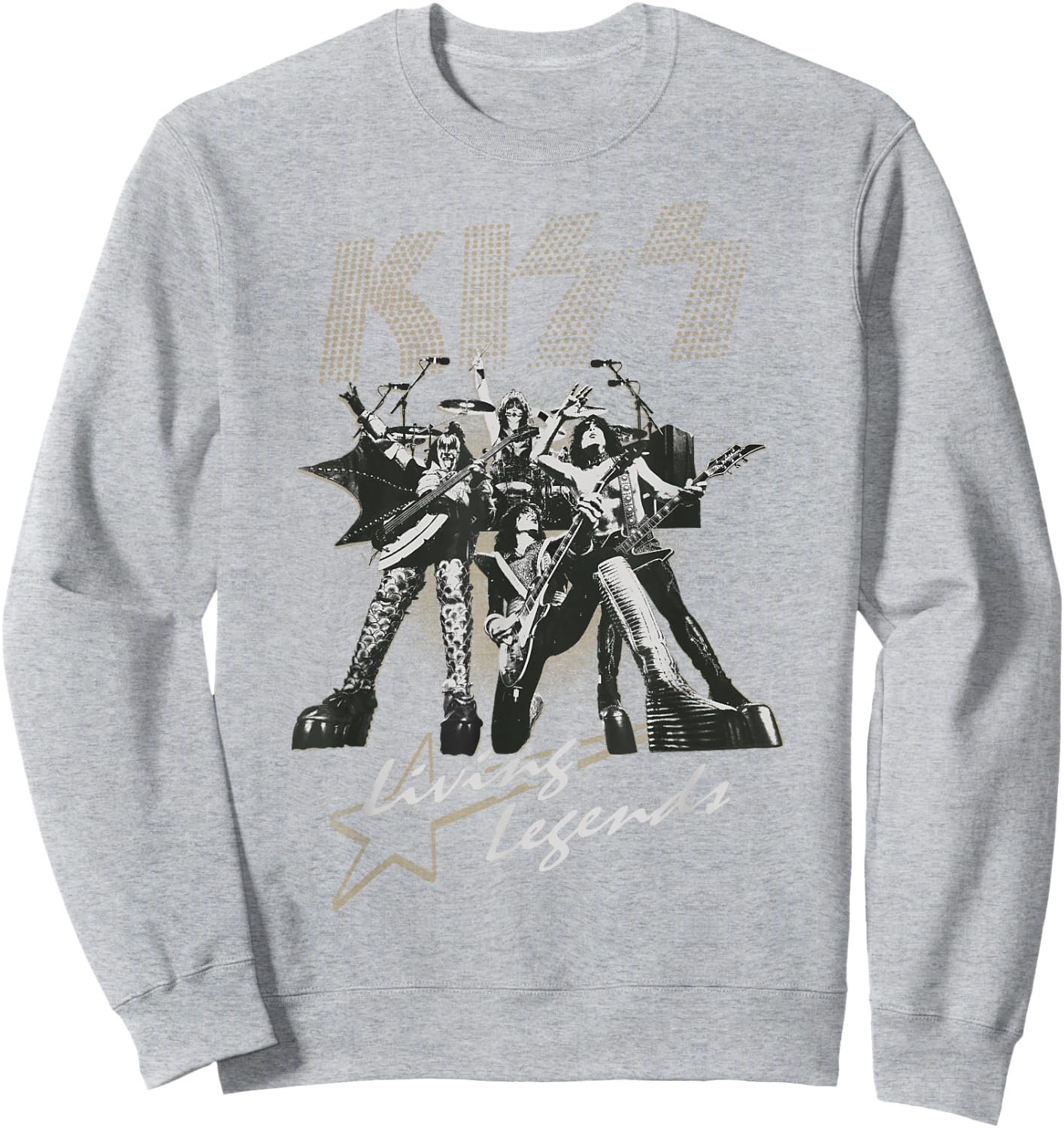 KISS - Lightning Legends (White) Sweatshirt - Sweatshirt | Ash