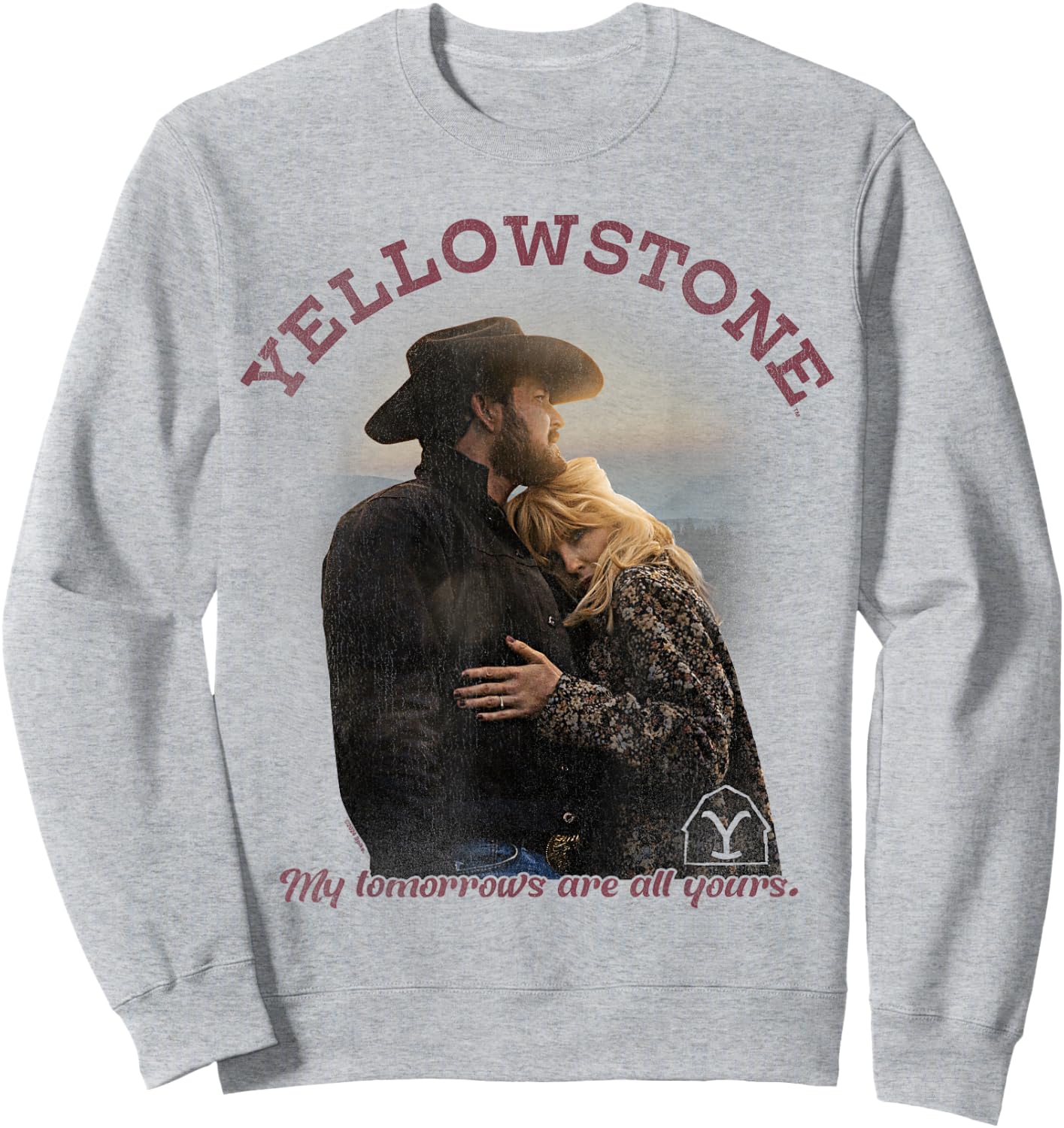 Yellowstone Beth and Rip Tomorrows , white, S Sweatshirt - Sweatshirt | Ash