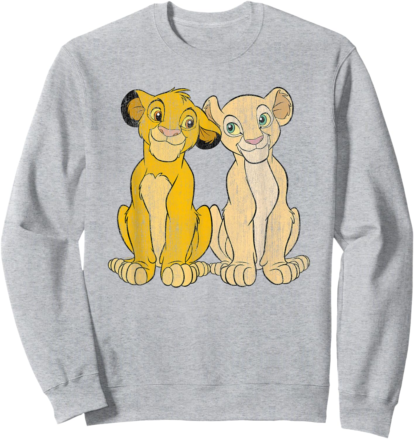 The Lion King Simba And Nala BILKNG00068 Sweatshirt - Sweatshirt | Ash