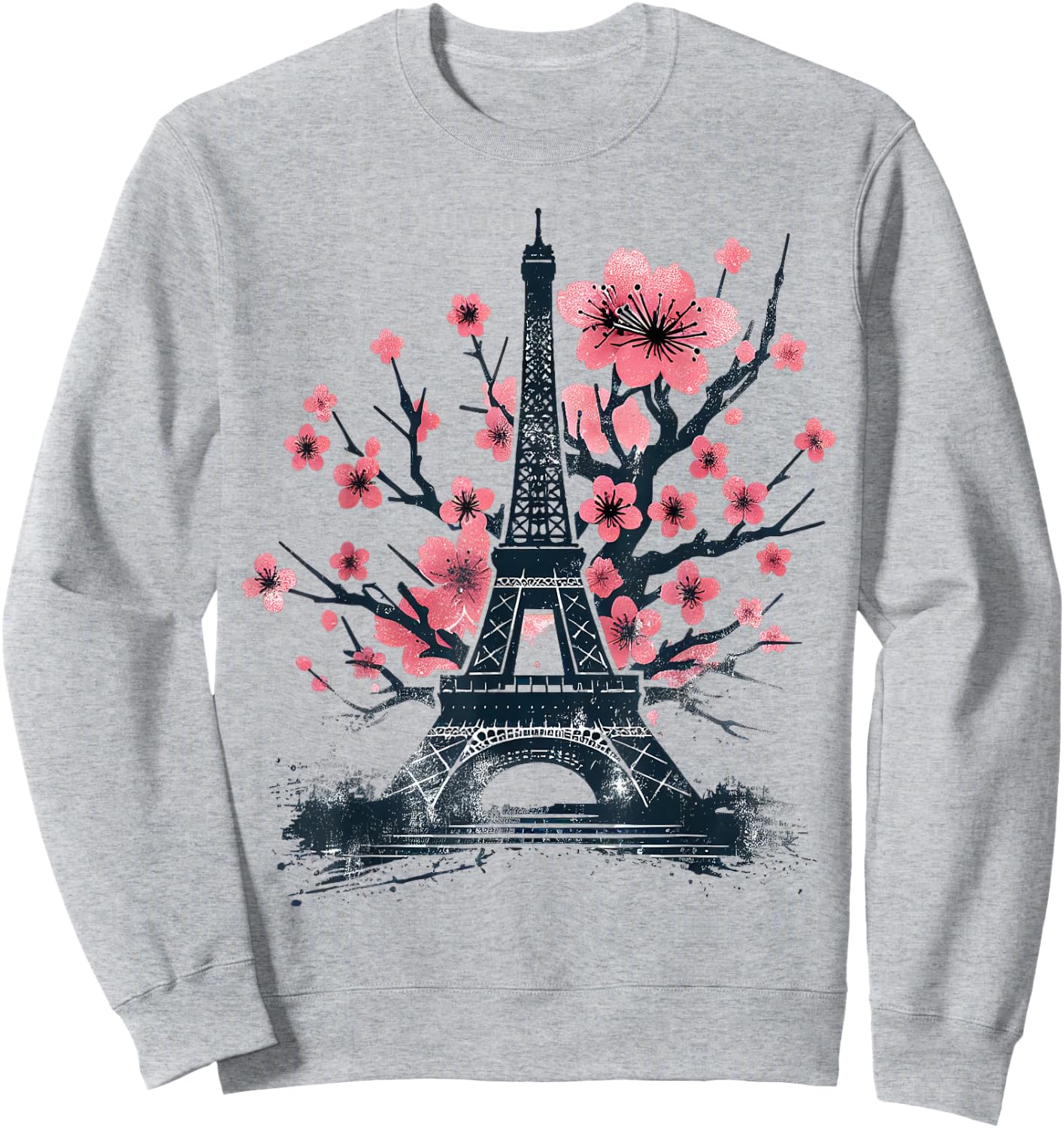 Paris Eiffel Tower Vintage Parisian , white, S Sweatshirt - Sweatshirt | Ash