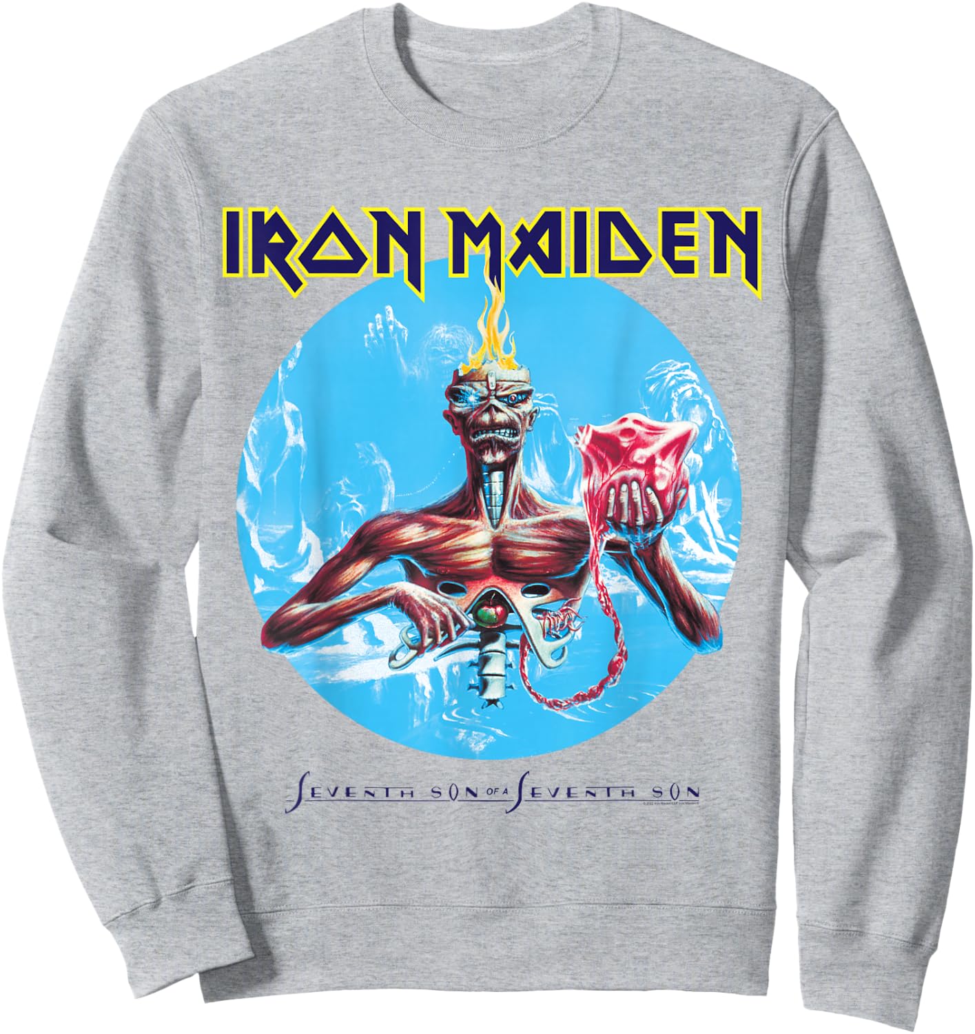 Iron Maiden - Legacy Collection 7th Son , White Sweatshirt - Sweatshirt | Ash