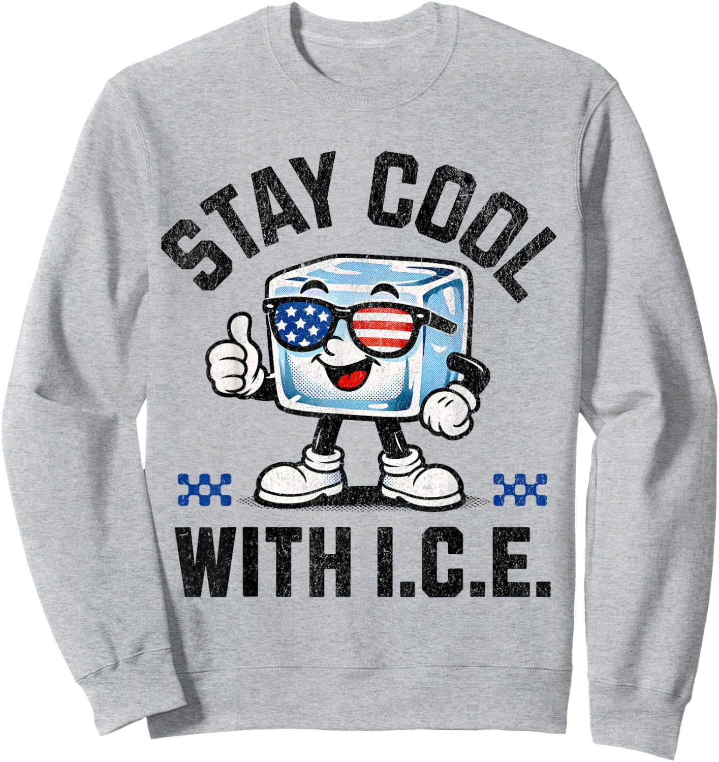 Funny Pro ICE Sweatshirt - Sweatshirt | Ash