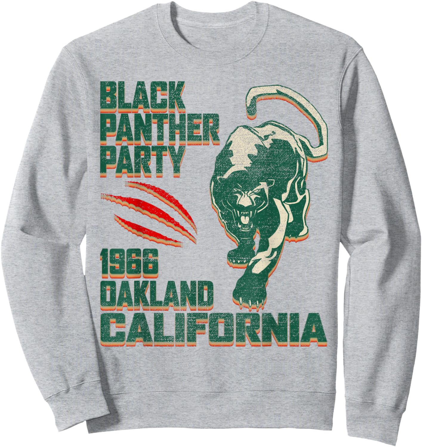 Vintage Oakland California 1966 Black Panther Party Sweatshirt - Sweatshirt | Ash