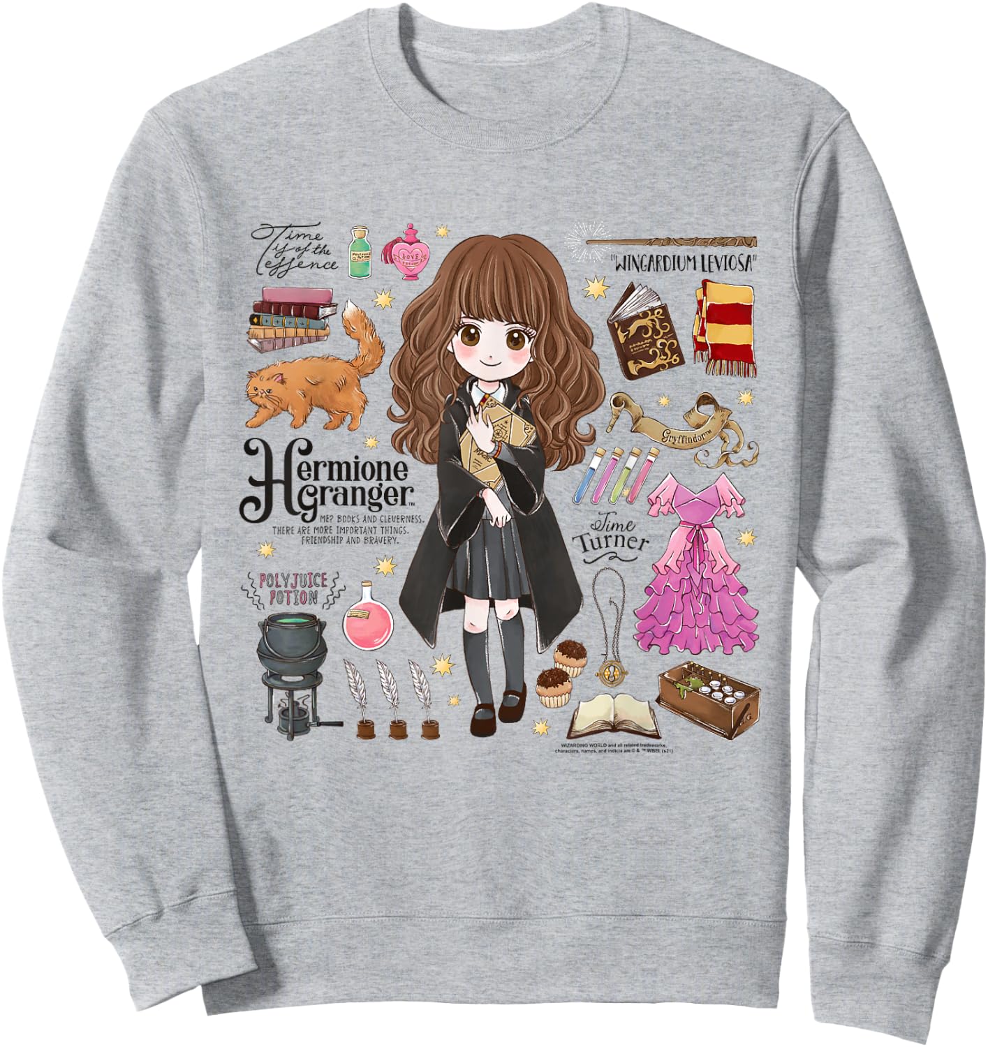 Harry Potter Everything That is Hermione Granger Sweatshirt - Sweatshirt | Ash