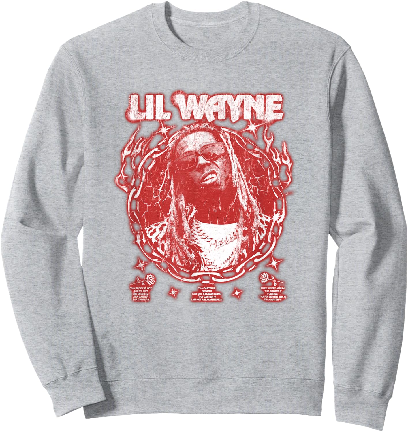 Lil Wayne Bling Official Sweatshirt - Sweatshirt | Ash