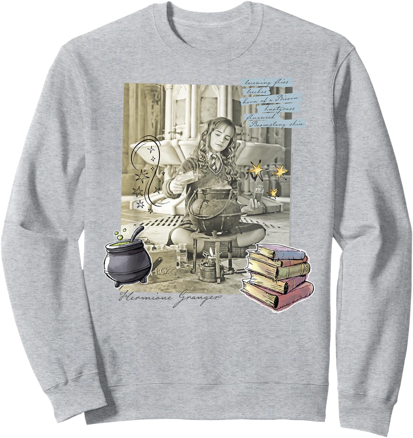 Harry Potter Hermione Granger Potion Movie Still Sweatshirt - Sweatshirt | Ash