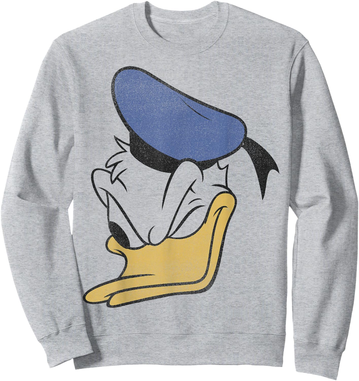 Disney Donald Duck Winking Face Portrait Sweatshirt - Sweatshirt | Ash