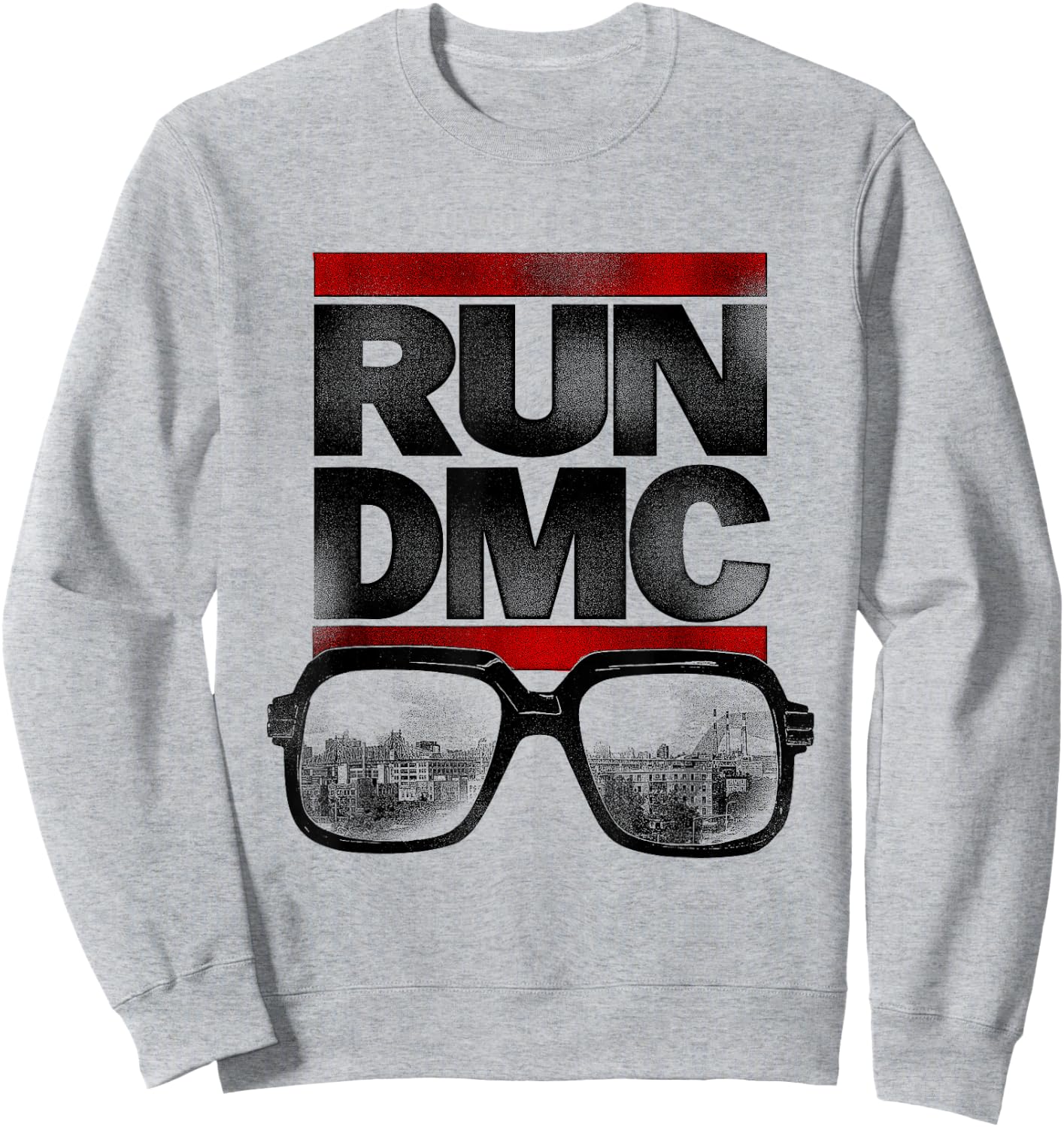 Run DMC Glasses Sweatshirt - Sweatshirt | Ash
