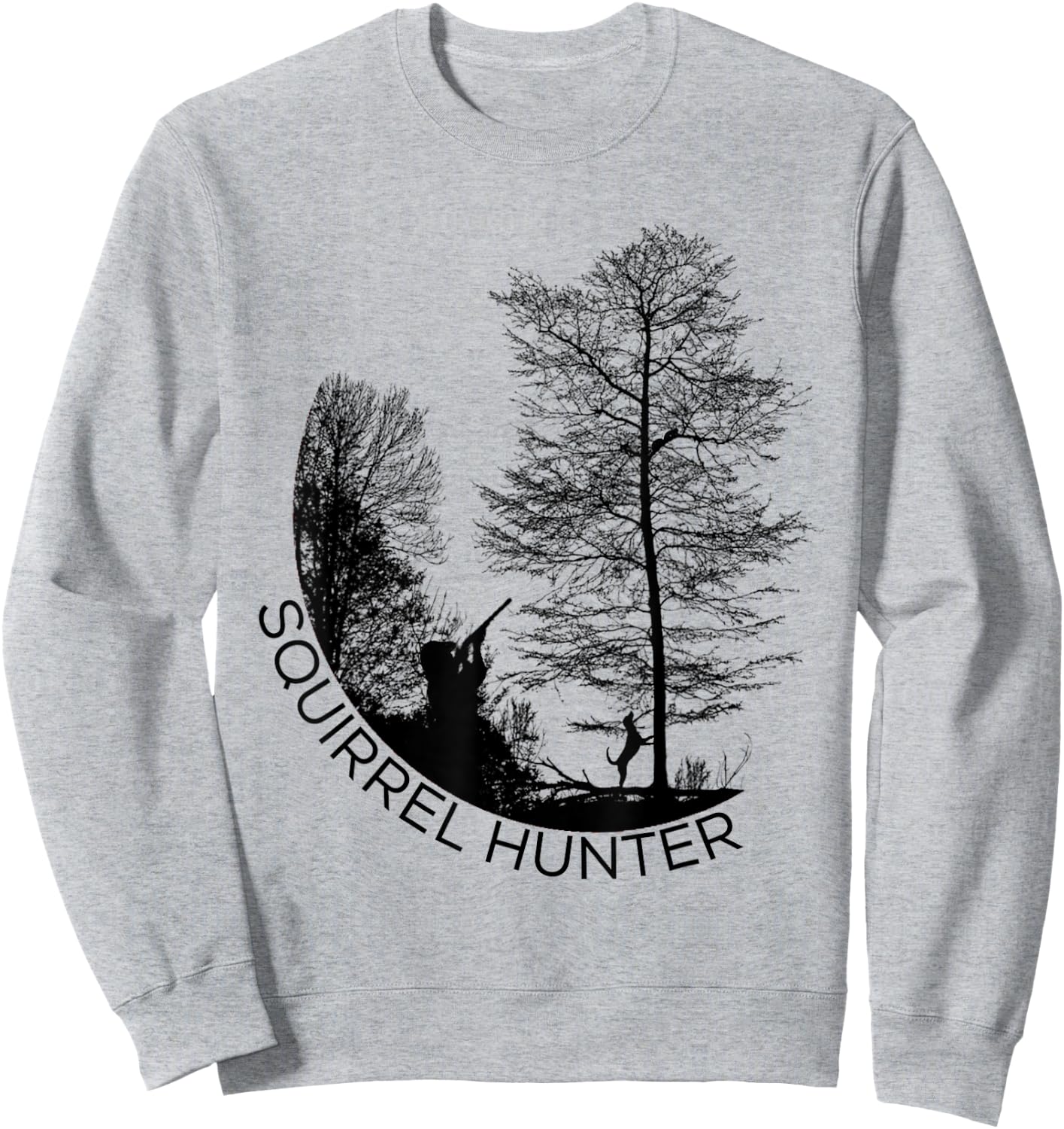 Squirrel Hunter - Hunting Dogs - Outdoorsman Sweatshirt - Sweatshirt | Ash
