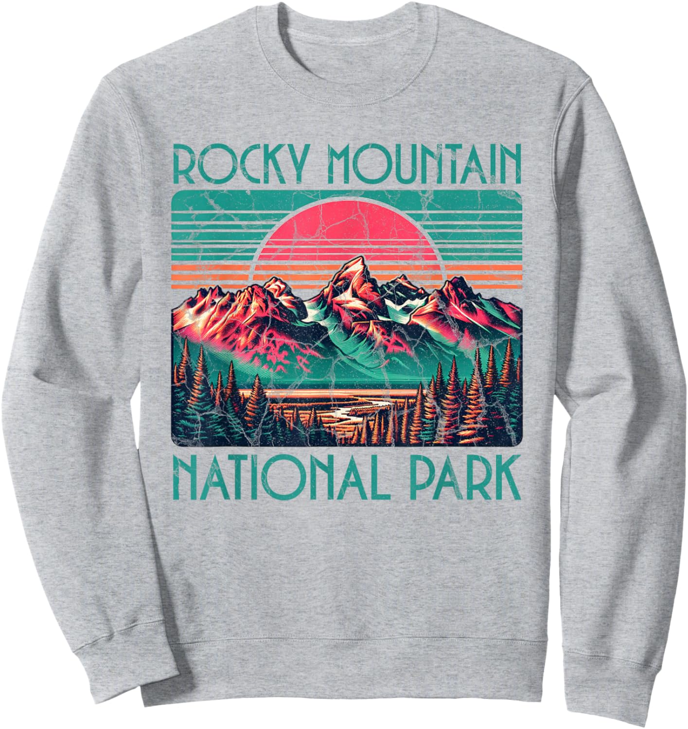 Rocky Mountain National Park Sweatshirt - Sweatshirt | Ash