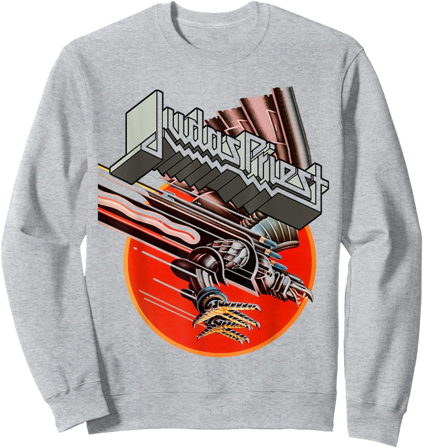 Judas Priest - Screaming For Vengeance Full Wings , White Sweatshirt - Sweatshirt | Ash
