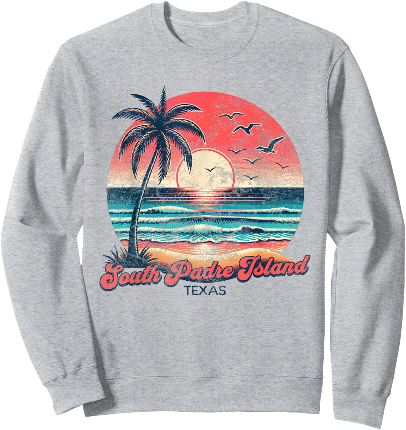 South Padre Island Sweatshirt - Sweatshirt | Ash
