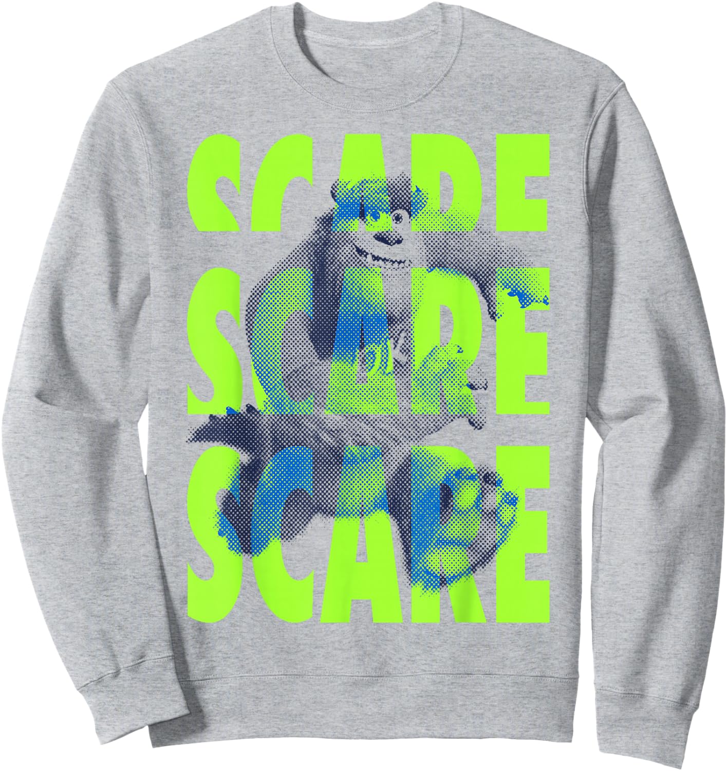 Disney Pixar Monsters University Sulley Run Scare Sweatshirt - Sweatshirt | Ash