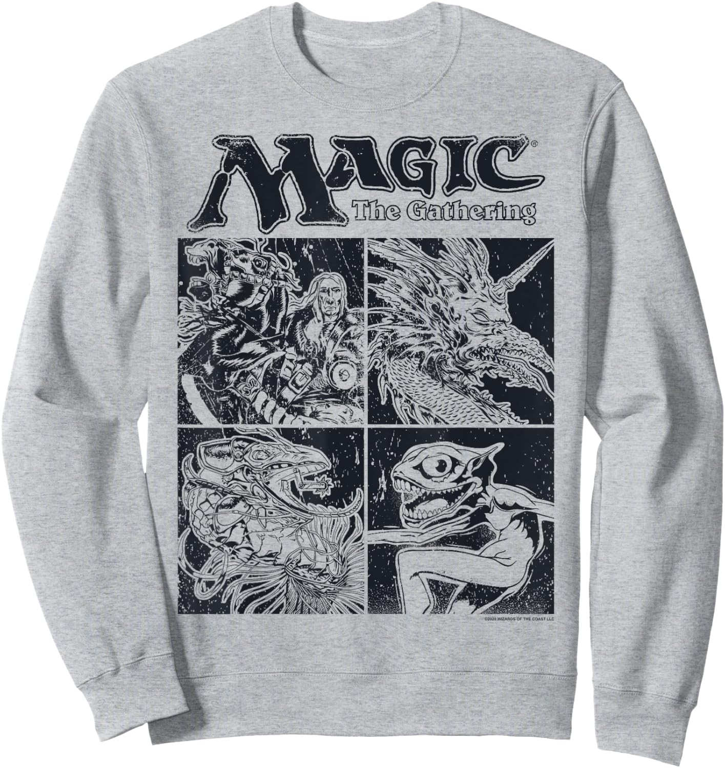 Magic: The Gathering Creature Box Up , white, S Sweatshirt - Sweatshirt | Ash