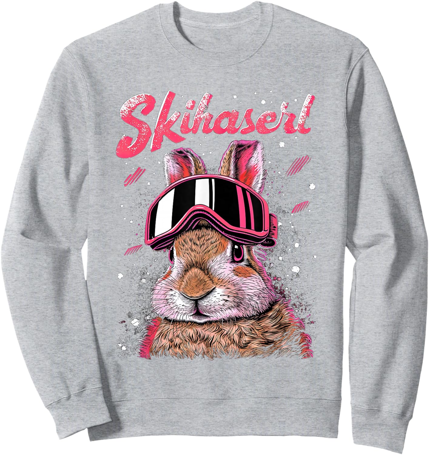 Skihaserl Apres Ski Haserl Skier Winter Women's , pink Sweatshirt - Sweatshirt | Ash