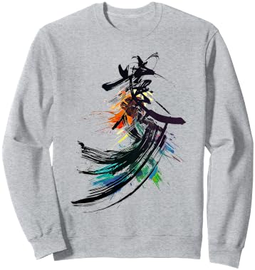 Anime Manga Pattern Abstract Drawing Art Flowers Anime , white, S Sweatshirt - Sweatshirt | Ash