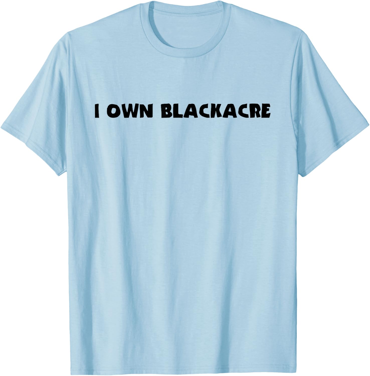 I Own Blackacre Funny Law School Shirt T-Shirt - T-Shirt | Light Blue