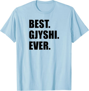 Best Gjyshi Ever Albanian Grandfather T-Shirt - T-Shirt | Light Blue