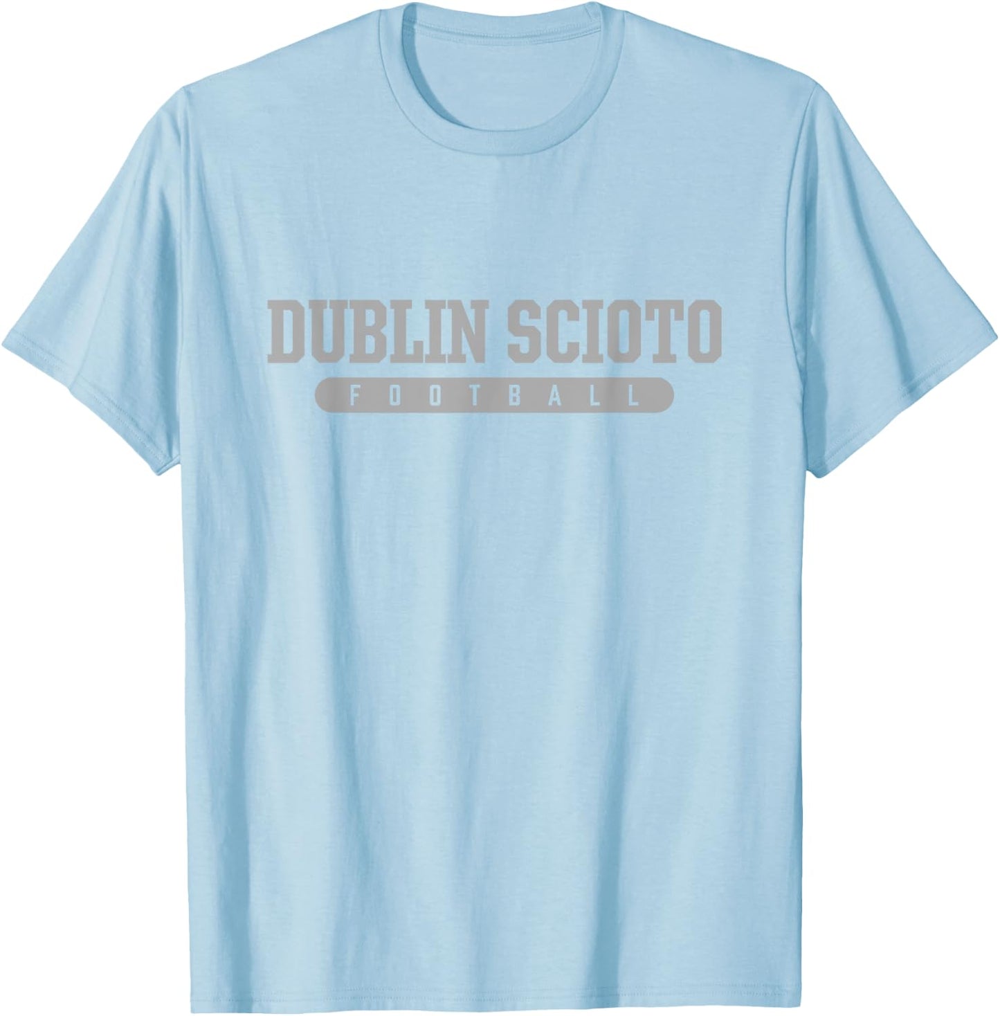 Dublin Scioto High School Football T-Shirt - T-Shirt | Light Blue