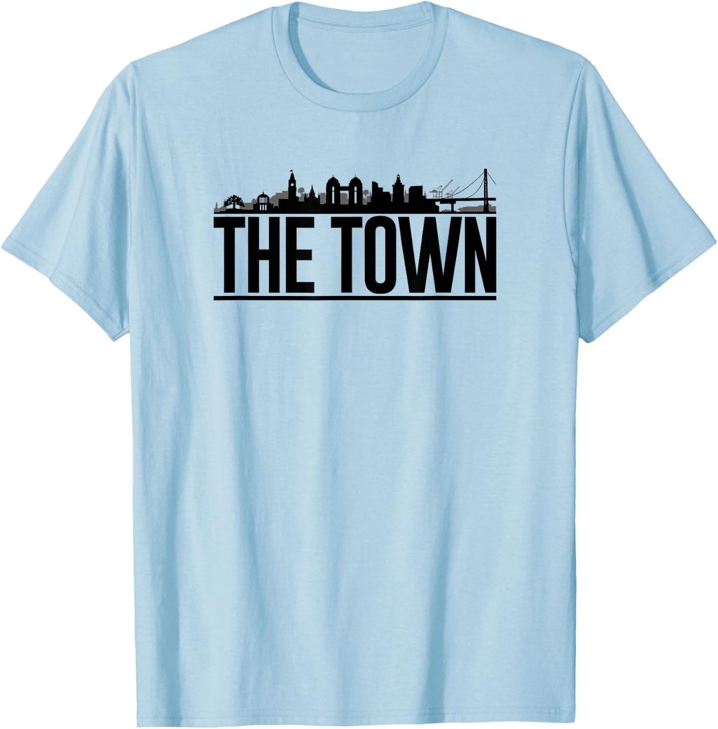 Oakland Shirt - The Town Skyline T-Shirt - T-Shirt | Light Blue