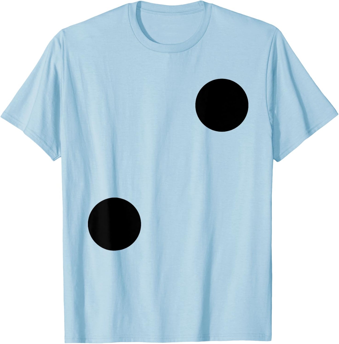 Human Dice Number 2 Group Matching Halloween Costume Family T-Shirt - T-Shirt | Light Blue