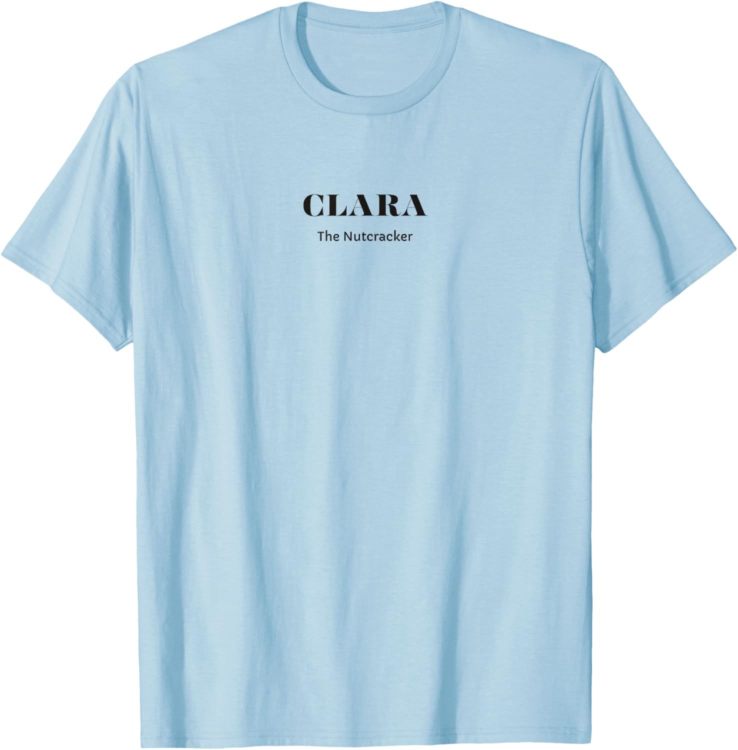 CLARA THE NUTCRACKER Christmas Ballet Dancer Graphic T-Shirt - T-Shirt | Light Blue